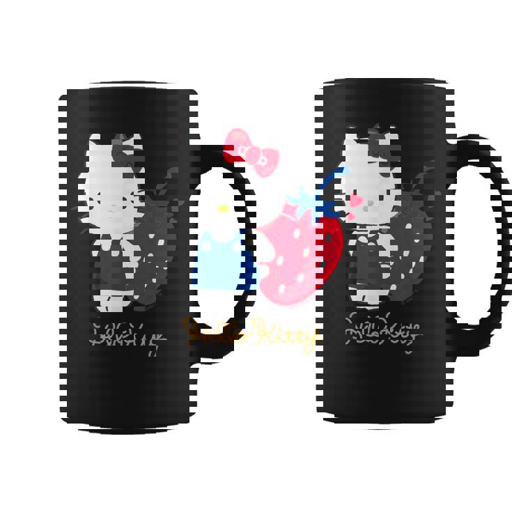 ハローキティ いちご ダークカラー コーヒーマグ