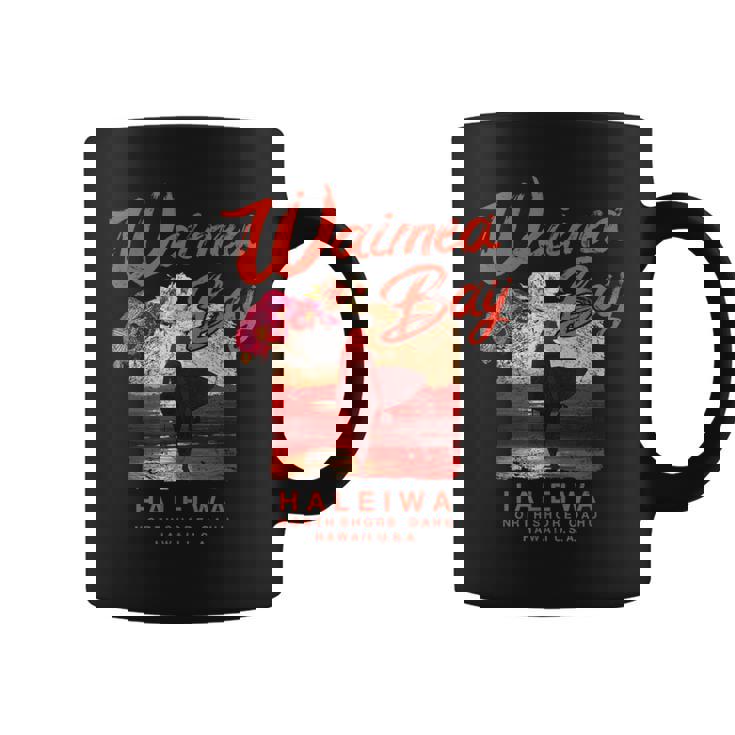 ハワイ ワイメア ベイ サーフィン ヴィンテージ ハワイアン コーヒーマグ