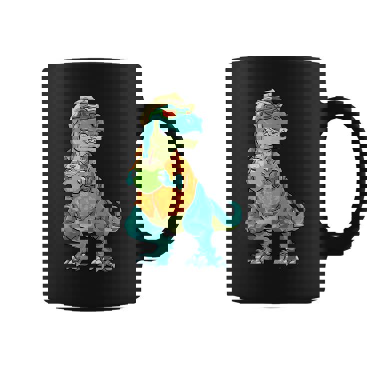 ハワイアン 恐竜 シャツ サマー T レックス トロピカル バケーション アロハシャツ コーヒーマグ