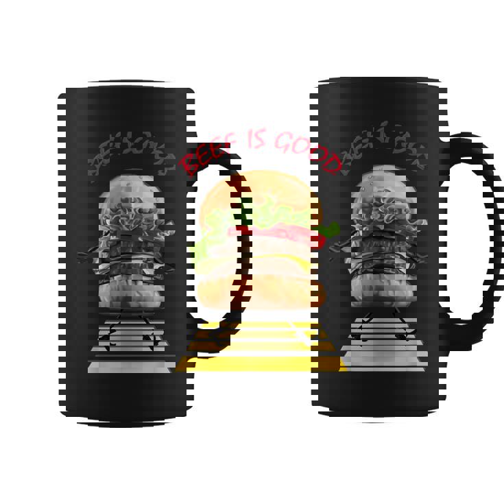 ハンバーガー 横断歩道 コーヒーマグ