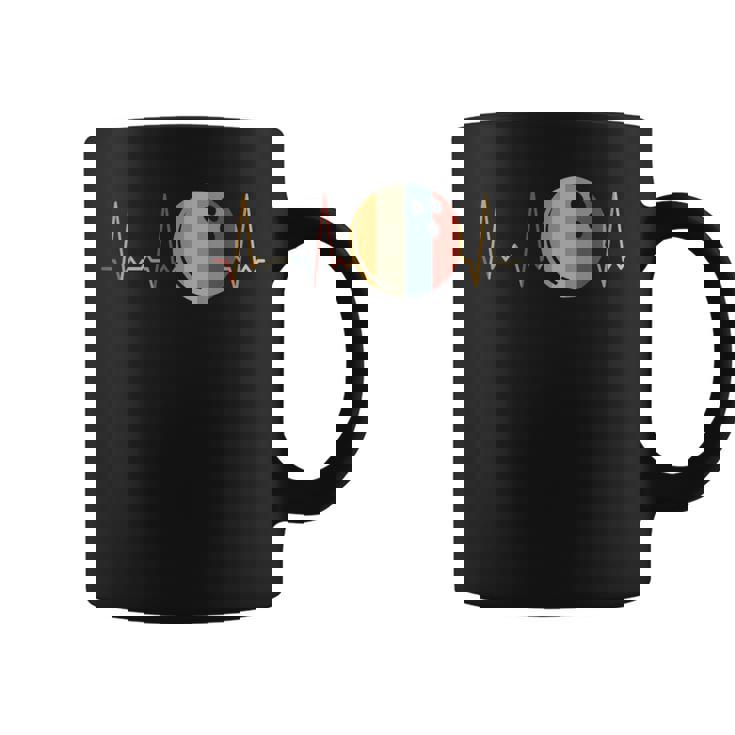 ハートビートボウリングボール コーヒーマグ