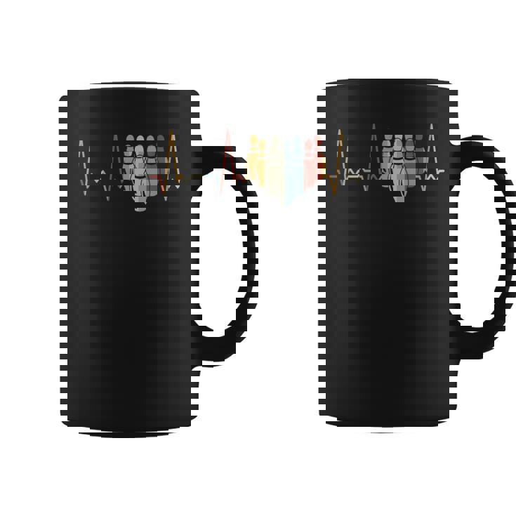 ハートビートボーリングピン コーヒーマグ