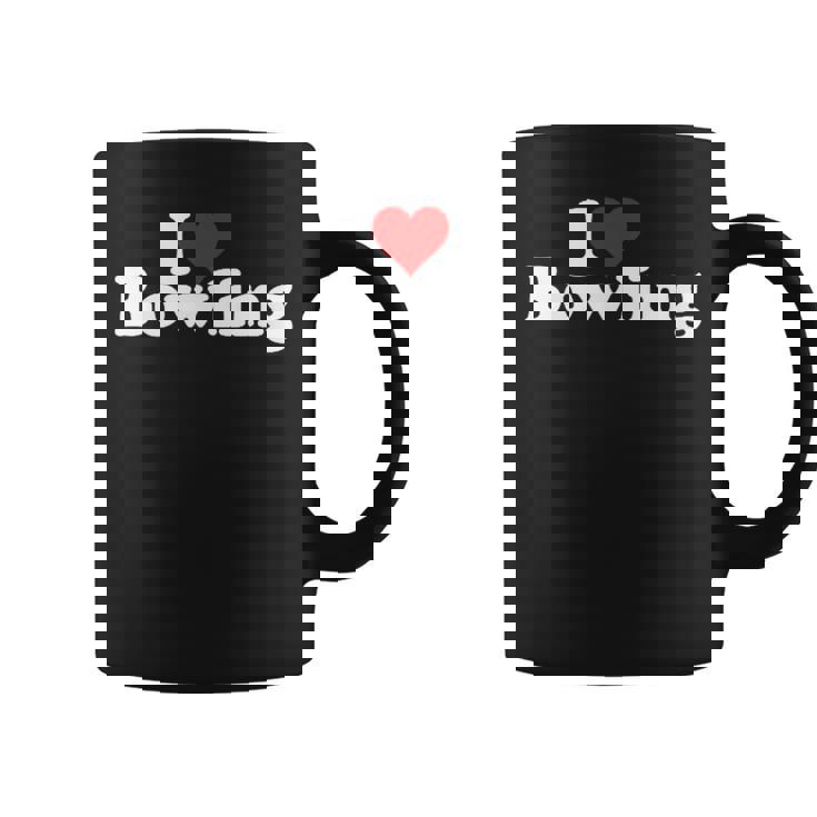 ハートボウリングが大好き コーヒーマグ