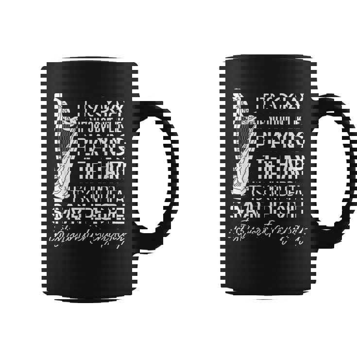ハープを弾くのが嫌いなら大丈夫 コーヒーマグ