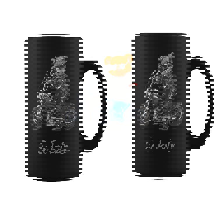 バイク クラシック オートバイ 熊 クルーザー コーヒーマグ