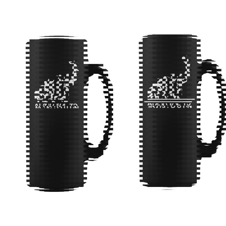 バスケットボール アメージング 進化論 面白い バスケ パロディ イラスト コーヒーマグ