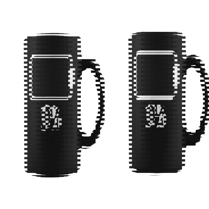 バッテリー0シャツバッテリーハート空充電バッテリー空 コーヒーマグ