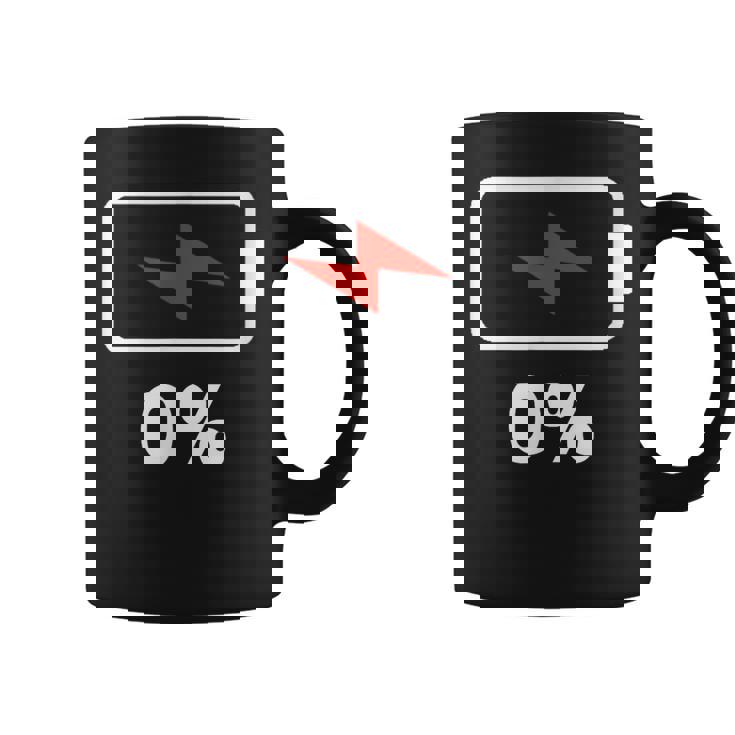 バッテリー充電0 シャツバッテリーデッドシャツバッテリー低 コーヒーマグ