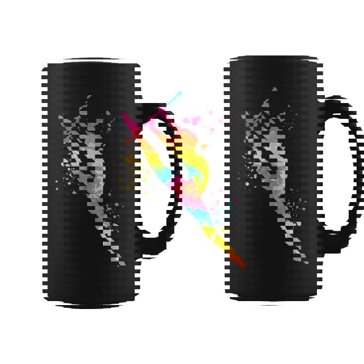 バトン付き体操 ガールズ キッズ 新体操 コーヒーマグ