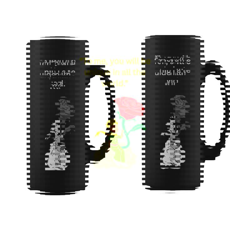 バラの言葉が入った星の王子様 コーヒーマグ