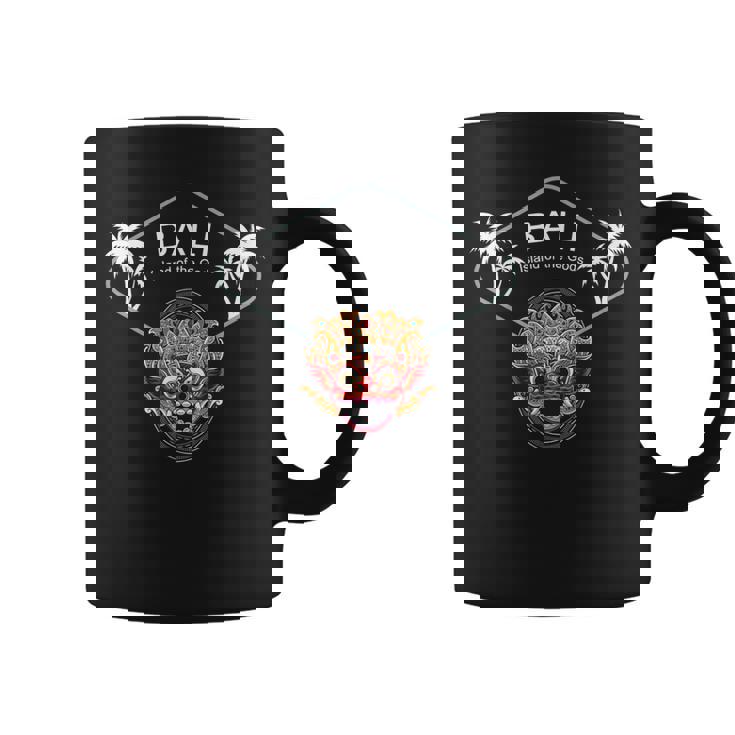 バリ島 バロンマスク 寺 ヤシの木 インドネシア 島 ウブド ギフト ジャワ島 ヌサ ペニダ お土産 サーフ ビーチ コーヒーマグ