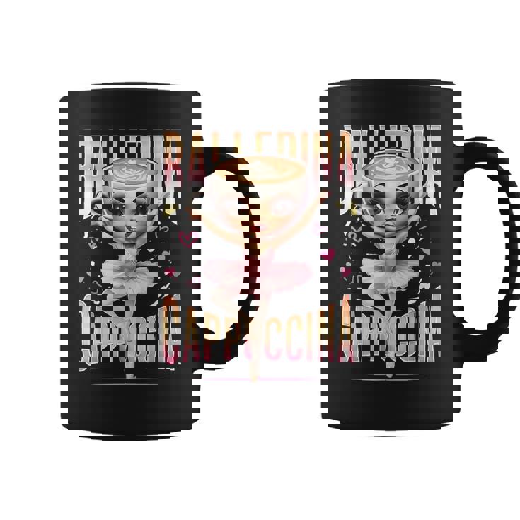 バレリーナ カプチーナ イタリアン ブレイン ロート ファニー カプチーノ ミーム コーヒーマグ