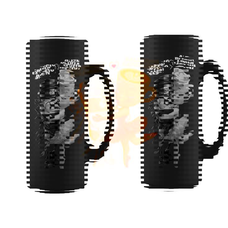 バレリーナ カプチーナ カプチーノ アサシーノ イタリアン ブレイン コーヒーマグ