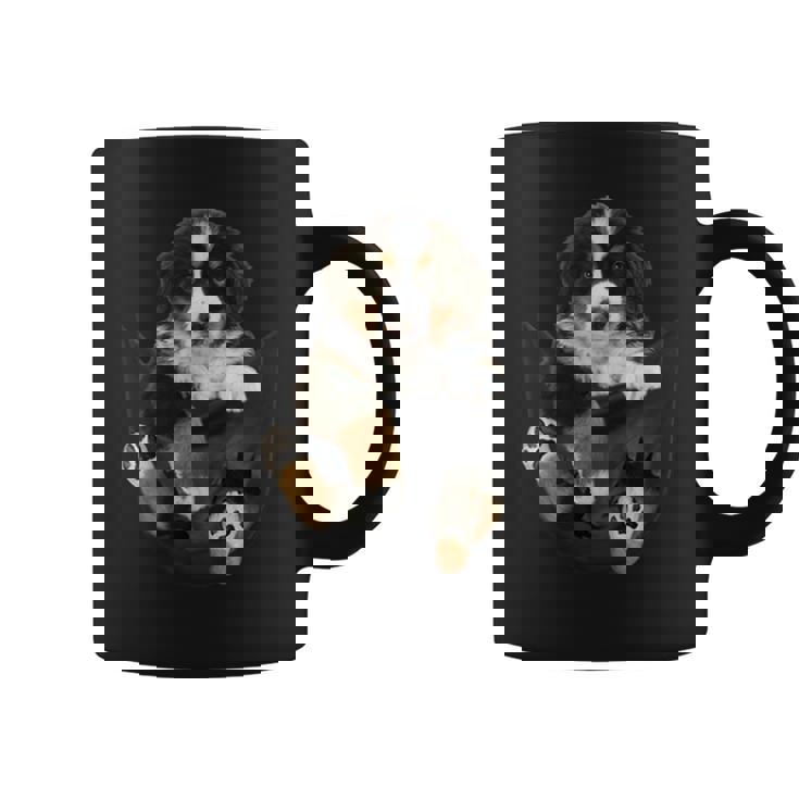 バーニーズ愛好家のためのポケットに入った面白いバーニーズマウンテンドッグ コーヒーマグ