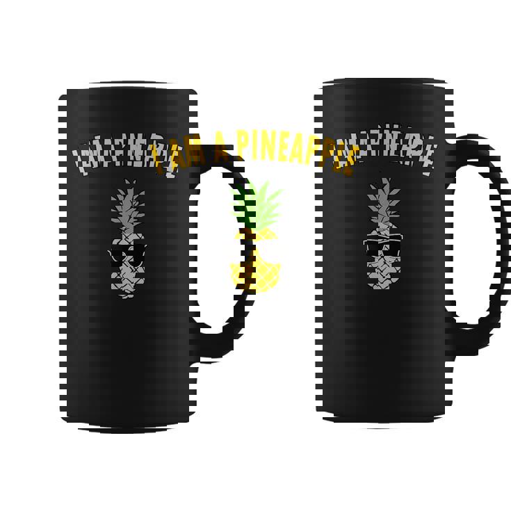 パインアップル おもしろ フルーツ ファンキー パイナップル アロハ ビーチ ハワイアン サングラス コーヒーマグ