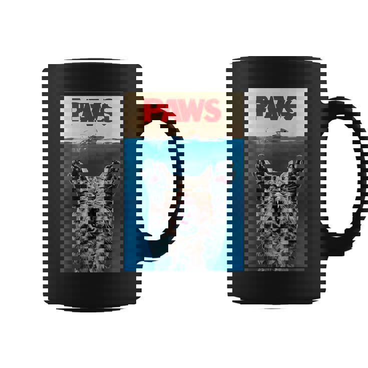 パウス おもしろ猫 パロディ 猫 恋人 ギフト 子猫 サメ ネズミ 鳴き声 コーヒーマグ