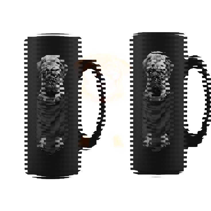 パグ 面白いtシャツ イヌ ポケット わんこ メンズ 犬好き グッズ かわいい おもしろ 面白い 服 ネタ コーヒーマグ