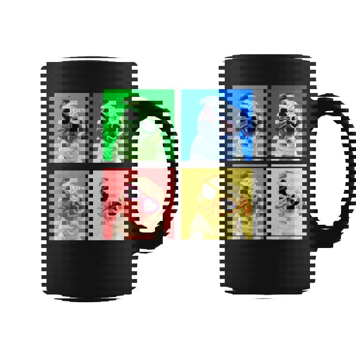 パグ 面白いtシャツ 犬 かわいい メンズ 子供 おもしろ 服 雑貨 グッズ ネタ わんこ イヌ 黒パグ コーヒーマグ