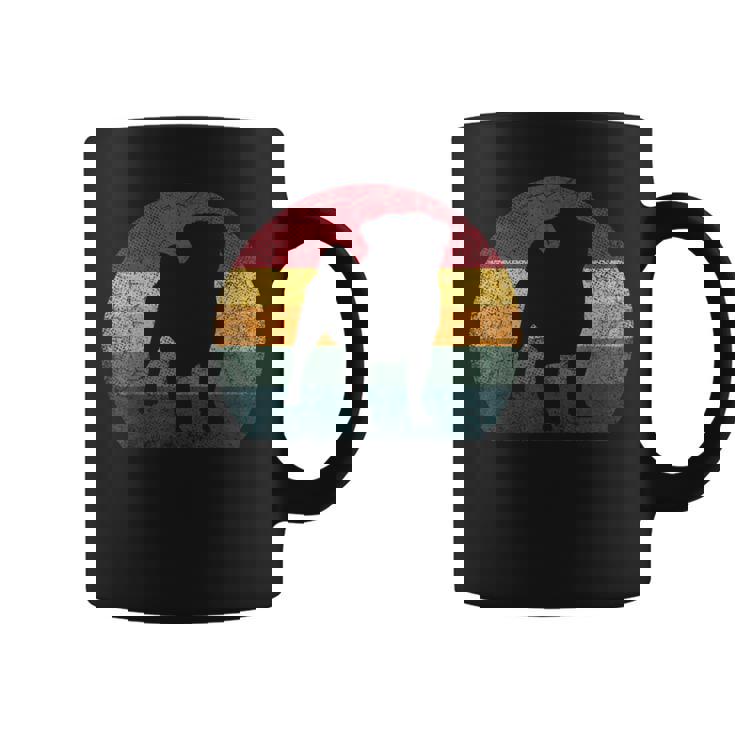 パグ犬 ヴィンテージ アンティーク調 レトロスタイル メンズ レディース ギフト コーヒーマグ