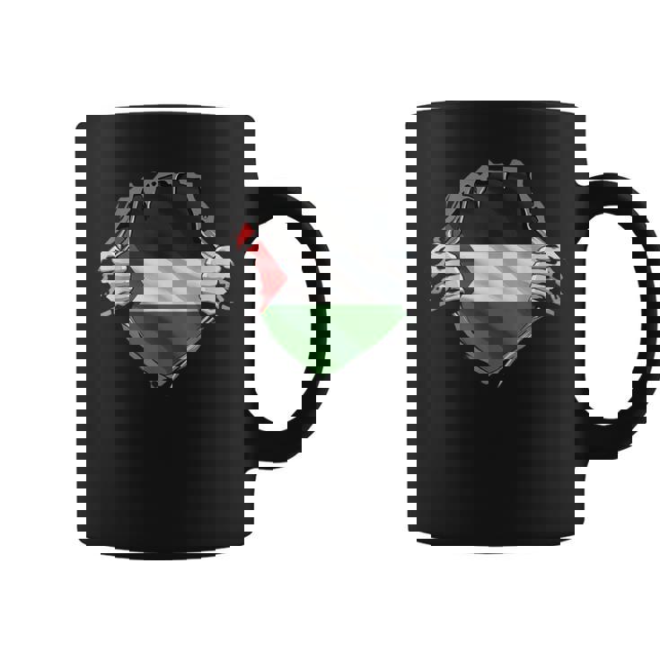 パレスチナシャツ パレスチナ国旗 アラビアのルーツ 遺産 Dna コーヒーマグ