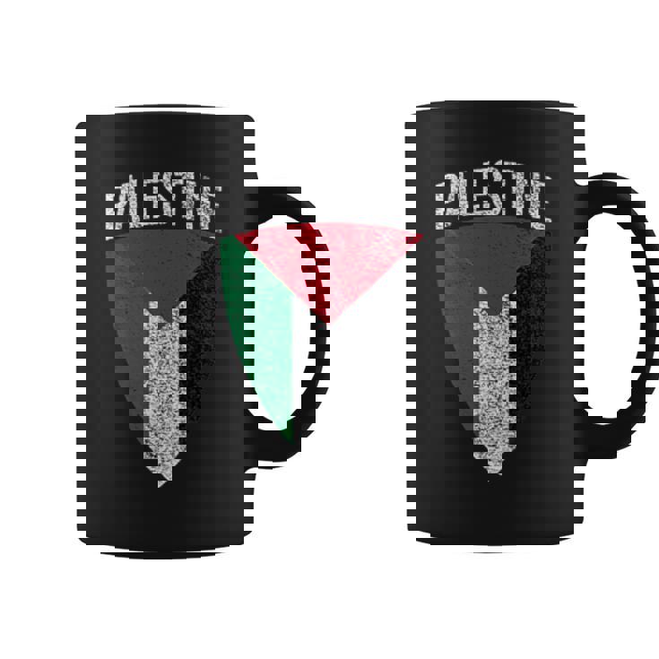 パレスチナ国旗 シールドフリー パレスチナガザ パレスチナ人 コーヒーマグ