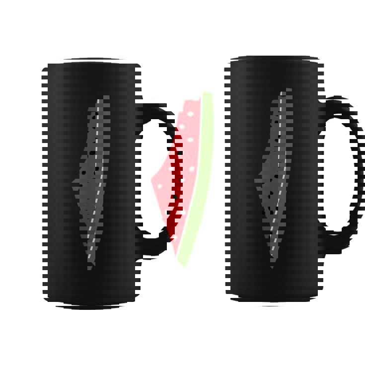 パレスチナ平和 パレスチナのスイカ コーヒーマグ