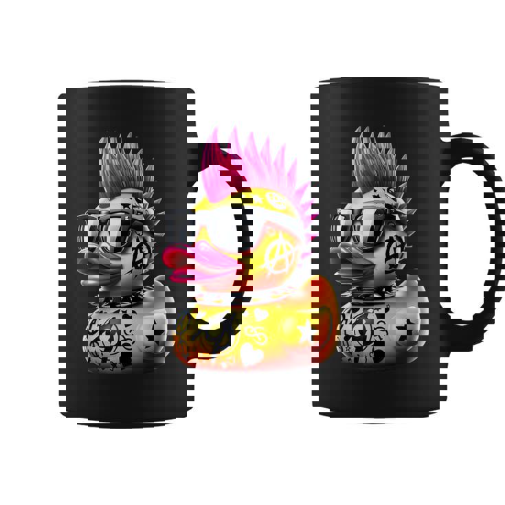 パンク アヒル アヒルの子 パンクロック 面白い 動物好き コーヒーマグ