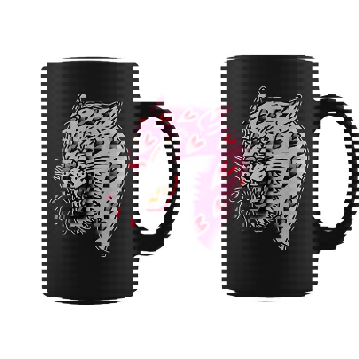 パンサーピンク×ハートラブトラディショナルフラッシュ コーヒーマグ