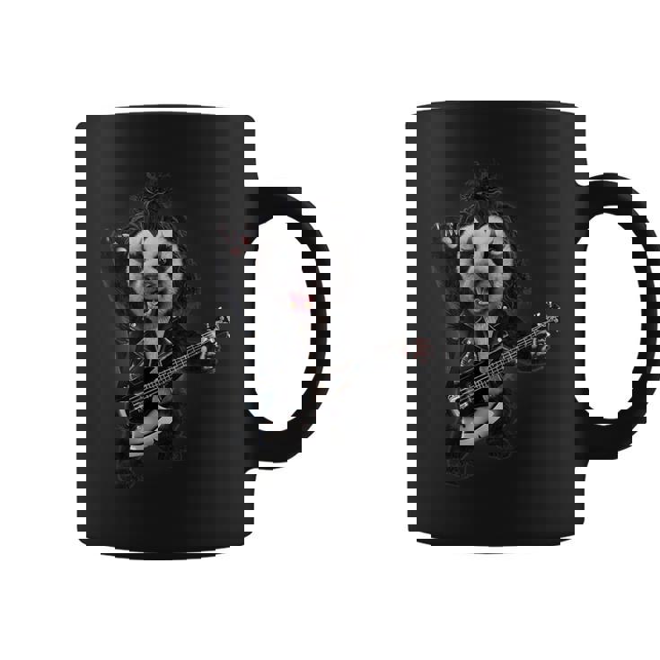 パンダ ロックスター ギター コーヒーマグ