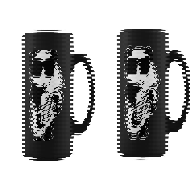 パンダとチューバ楽器チューブ コーヒーマグ