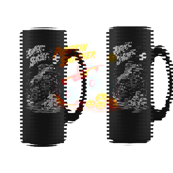 パンプキンスマッシャー モンスタートラック ハロウィン ジャック・オー・ランタン コーヒーマグ