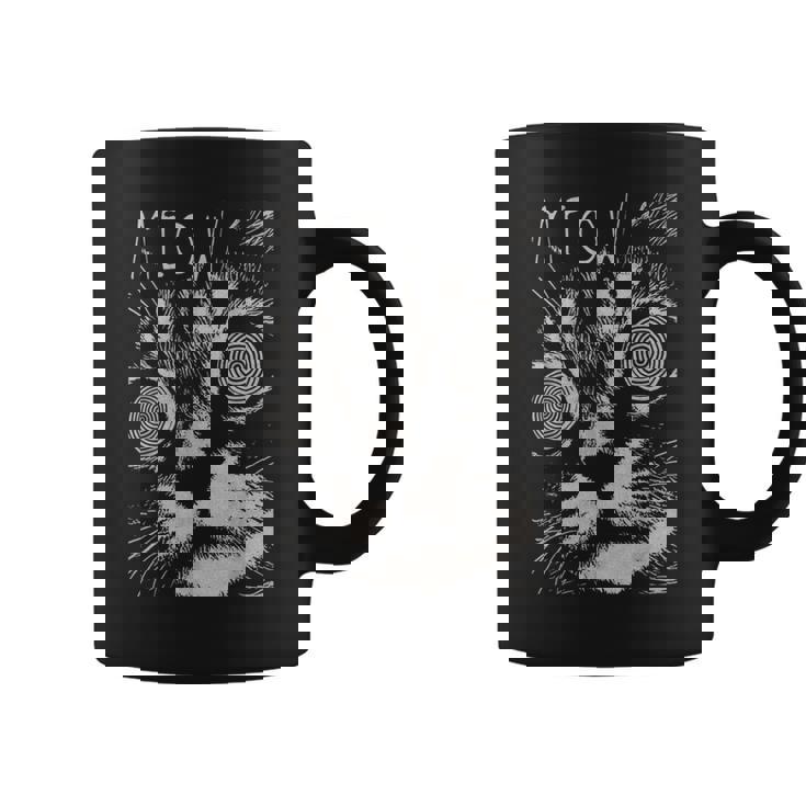 ヒップホップ Y2k Hip Hop Cat ヴィンテージ ヒップスター レトロ エッジの効いたストリートウェア 猫 コーヒーマグ