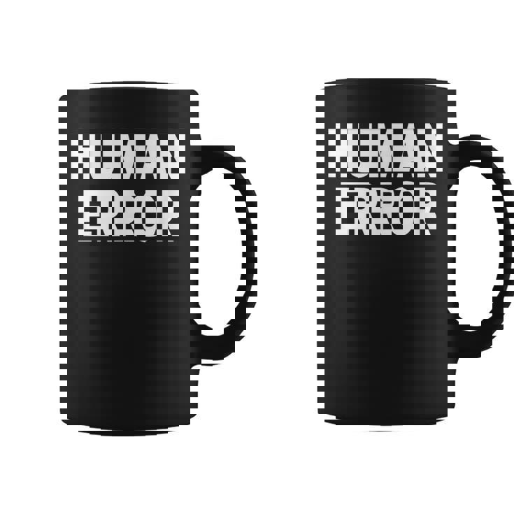 ヒューマンエラー コーヒーマグ