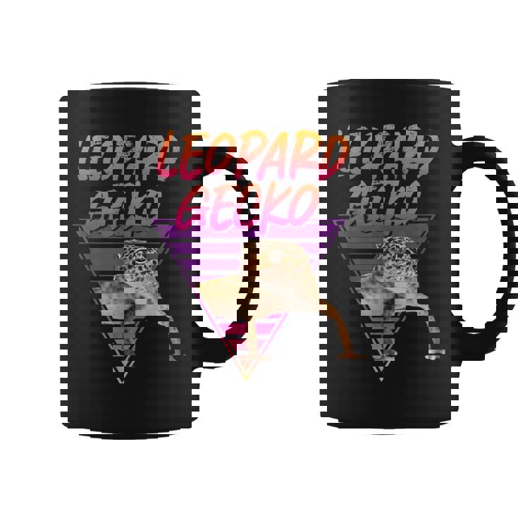 ヒョウ ヤモリ 80'Saporwave コーヒーマグ