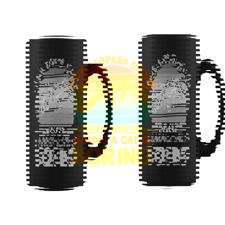 ヒョウモントカゲモドキ 爬虫類 小さな恐竜を飼っています コーヒーマグ