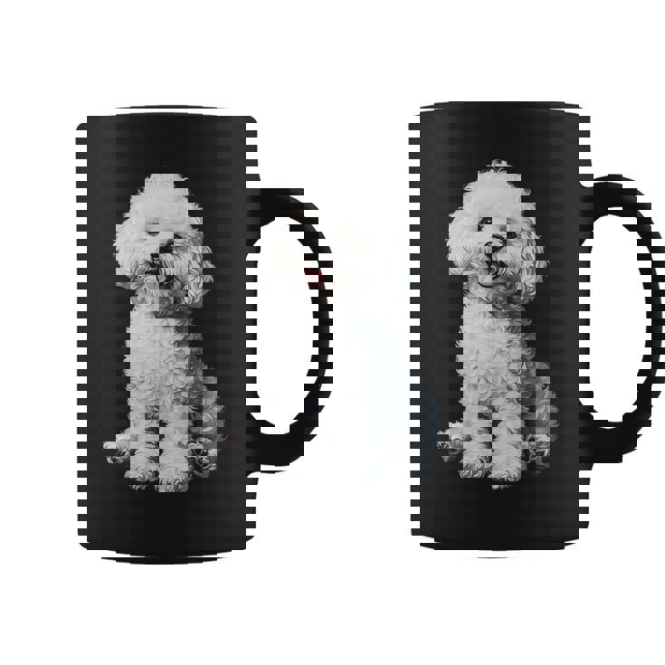 ビションフリーゼ 犬 モチーフ ペット イラスト ビションフリーゼ コーヒーマグ