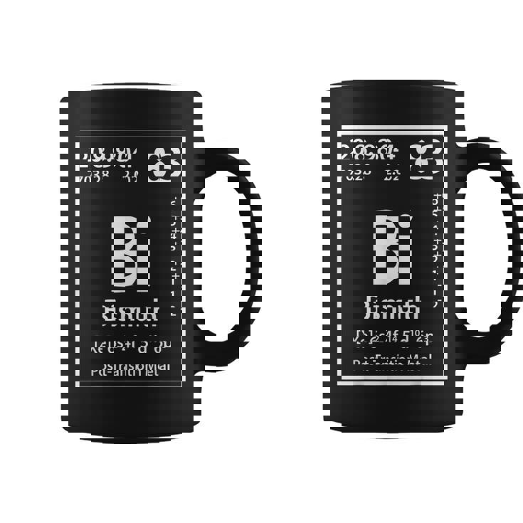 ビスマスエレメント白 コーヒーマグ