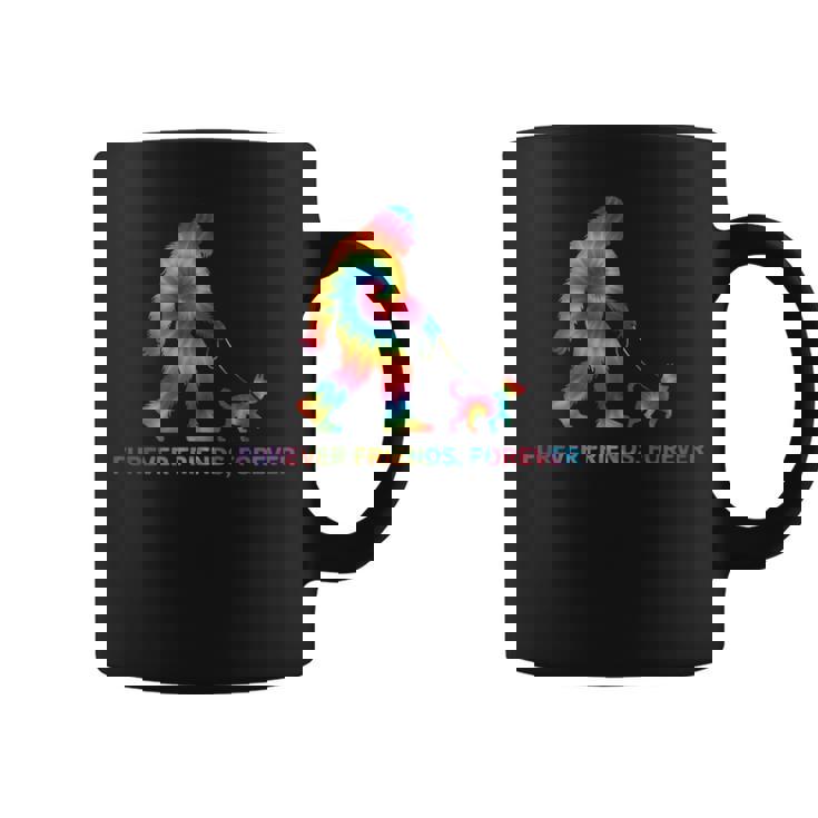 ビッグフットと犬の絆 – Furever Friends Forever コーヒーマグ