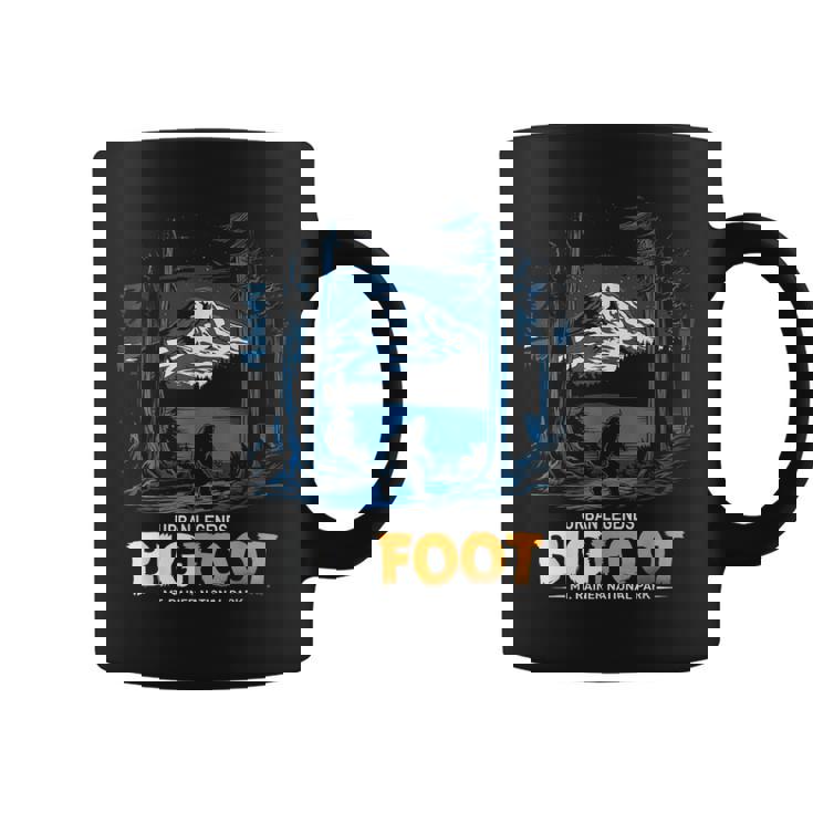 ビッグフット都市神話伝説マウントレイナー国立公園 コーヒーマグ