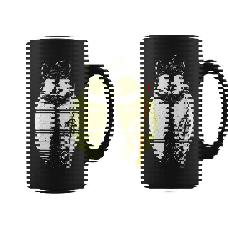 ビリヤード プール スヌーカー ビリヤードを持つ猫 かわいい子猫 コーヒーマグ