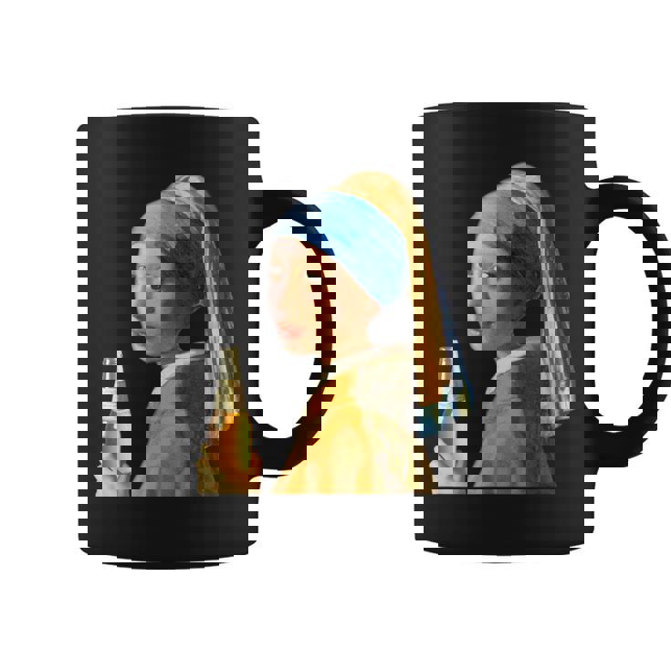 ビール 酒 面白いtシャツ フェルメール 飲み おもしろ 飲み会 のんべえ メンズ ネタ 服 変な コーヒーマグ