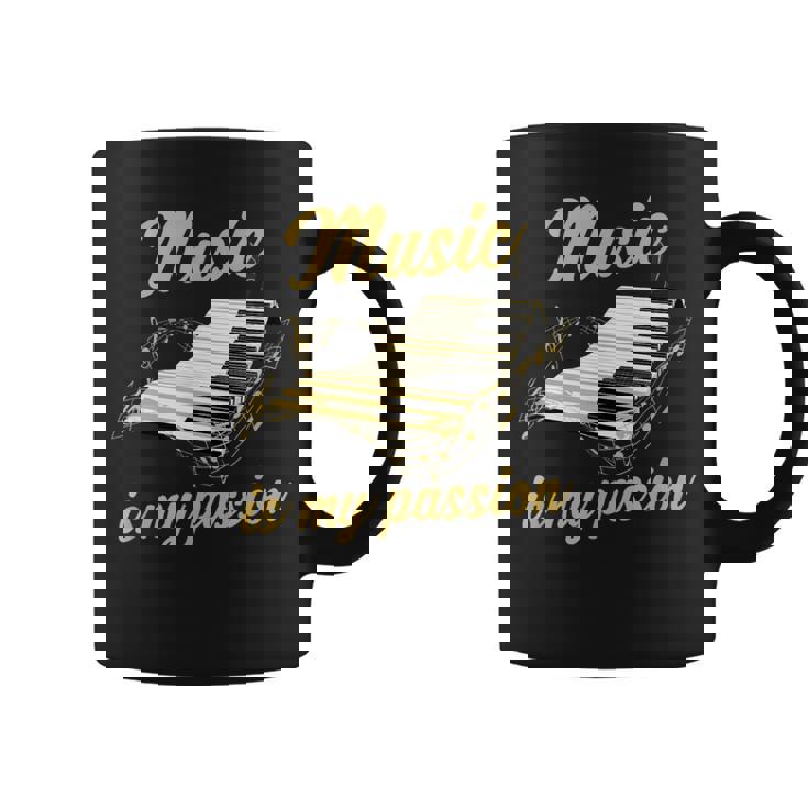 ピアノ鍵盤 コーヒーマグ