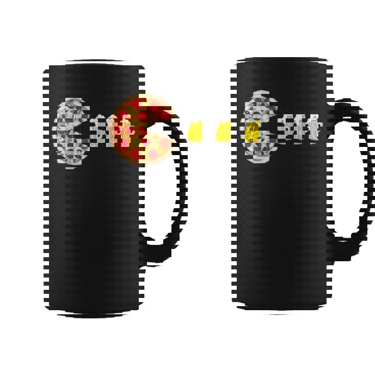 ピザとビール 楽しいピザ ナイトゲーマー ピザ コーヒーマグ