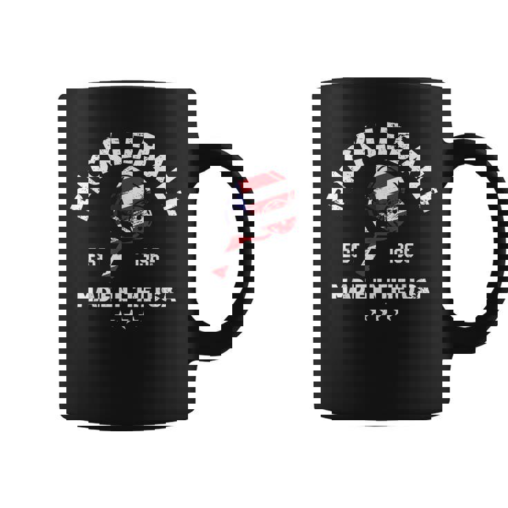 ピックルボール 愛国的 アメリカ国旗 Est 1965 コーヒーマグ