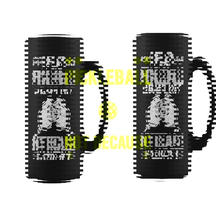 ピックルボールをするのは、自分が上手だからじゃなくて、好きだから コーヒーマグ