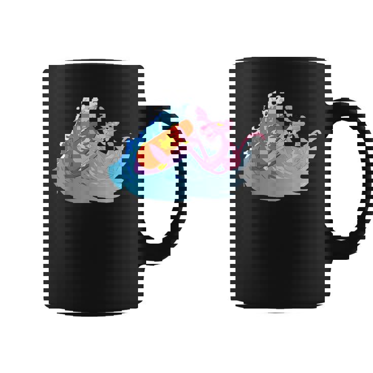 ピンクパンサー ビーチサーフィン 夏休み コーヒーマグ
