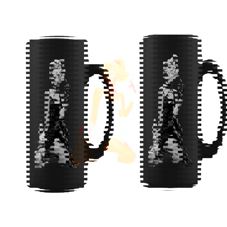 ピンナップガール ウサギ ピンナップ ヴィンテージ コーヒーマグ