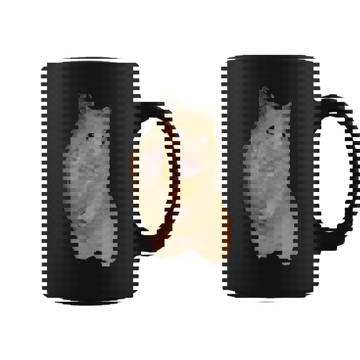 ピースサイン ハムスター ミーム コーヒーマグ