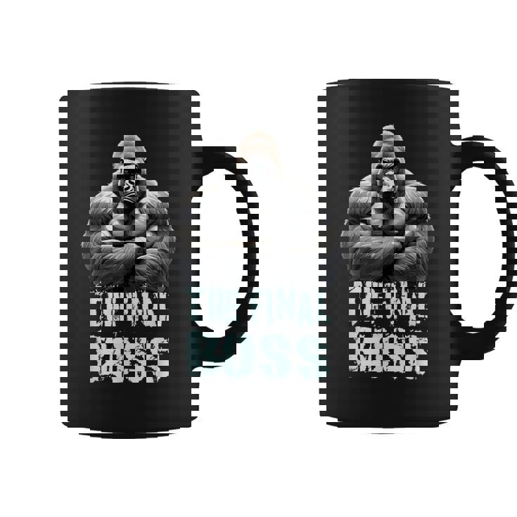 ファイナルボス シルバーバック ゴリラデザイン コーヒーマグ