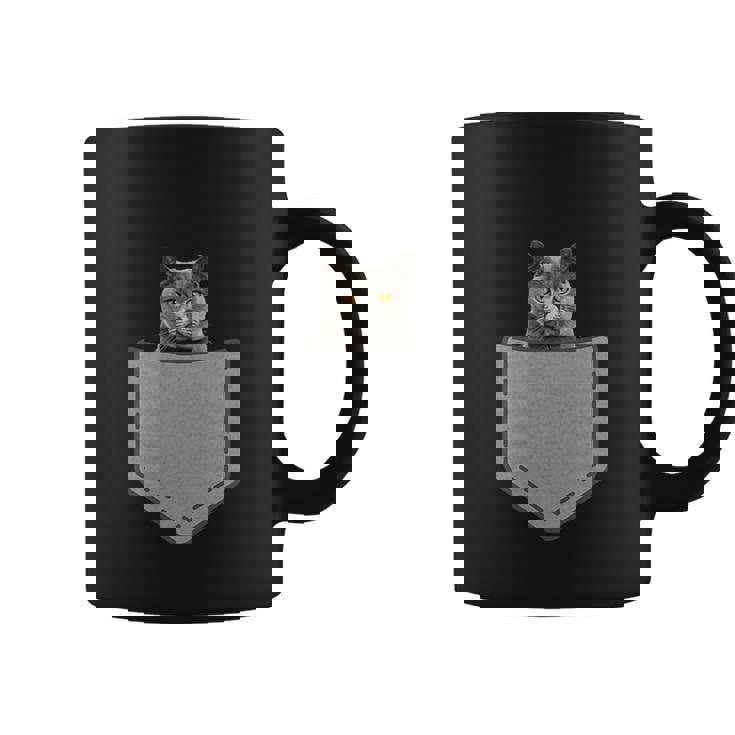 ファニーブリティッシュショートヘア猫 コーヒーマグ